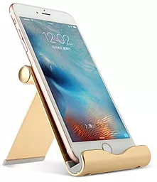 Настольный держатель Baseus Stand for Mobile Phone Gold - фото Настольный держатель Baseus Stand for Mobile Phone Gold