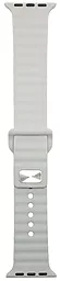 Ремінець  ArmorStandart Ribbed для Apple Watch 42mm/44mm/45mm/49mm Light Grey (ARM51987)