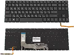 Клавіатура для ноутбуку HP Omen 15-EK series без рамки з підсвіткою клавіш Black