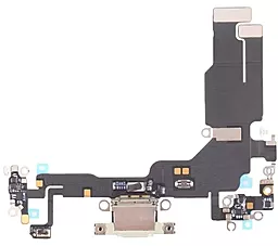 Нижний шлейф Apple iPhone 15 c разъемом зарядки, с микрофоном Original - снят с телефона Yellow - фото Нижний шлейф Apple iPhone 15 c разъемом зарядки, с микрофоном Original - снят с телефона Yellow