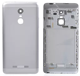 Задняя крышка корпуса Xiaomi Redmi Note 3 SE (152 мм) со стеклом камеры Silver