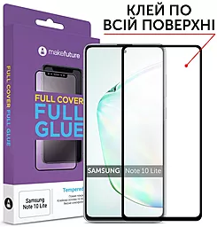 Защитное стекло MAKE Full Cover Full Glue Samsung N770 Galaxy Note 10 Lite Black (MGFSN10L)
