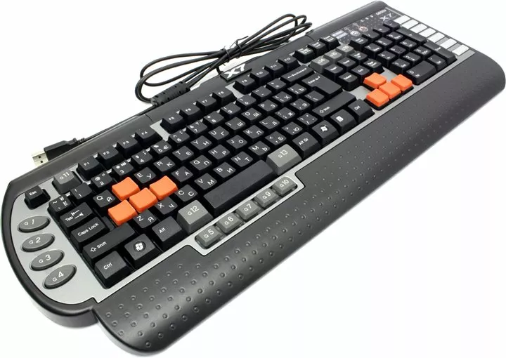 Клавіатура A4Tech X7-G800V Black - фото 2