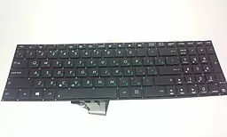 Клавіатура для ноутбуку Asus A56 K56 S56 S505 S550 R505 без рамки чорна
