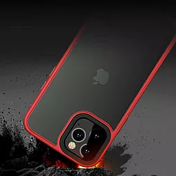 Чохол Epik TPU+PC Metal Buttons для Apple iPhone 12 Pro, iPhone 12 (6.1") Червоний - мініатюра 3