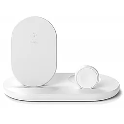 Беспроводная док-станция Belkin 3-in-1 22.5w wireless charger White (WIZ001VFWH) - фото Беспроводная док-станция Belkin 3-in-1 22.5w wireless charger White (WIZ001VFWH)