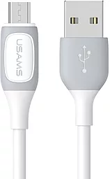 Кабель USB Usams SJ597 10W 2A micro USB Cable White