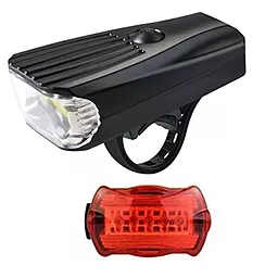 Велофонарь Bailong QX-T0198-COB + STOP-5LED - фото Велофонарь Bailong QX-T0198-COB + STOP-5LED