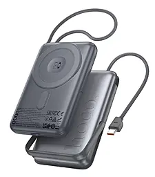 Повербанк Hoco Q43 Clever dual 10000mAh 20W Metal Gray - фото Повербанк Hoco Q43 Clever dual 10000mAh 20W Metal Gray