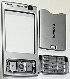 Корпус для Nokia N95 з клавіатурою Silver