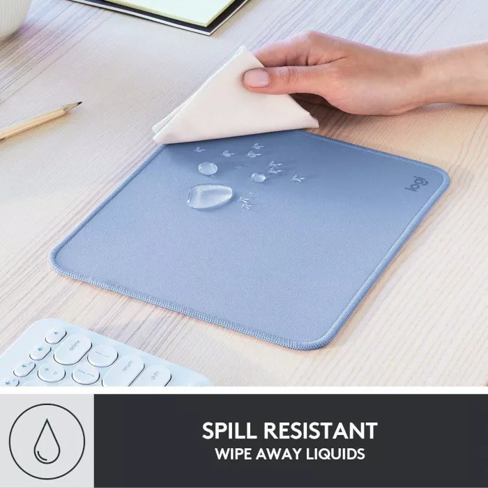 Килимок Logitech Mouse Pad Studio (956-000051) Blue Gray - фото 4