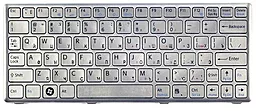 Клавіатура для ноутбуку Sony Vaio VPC-W PCG-4V1V VPCW11S1 Series VPCW12 Series VPCW21 Series VPCW22M1E / L VPCW22M1E / W VPCW22Z1R / L VPCW22Z1R / T срібляста