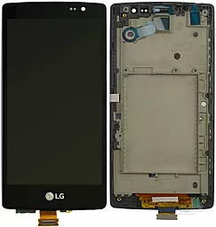 Дисплей LG Spirit Y70 (H420, H422, H440n, H442) з тачскріном і рамкою, Black