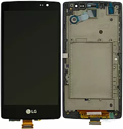 Дисплей LG Spirit Y70 (H420, H422, H440n, H442) с тачскрином и рамкой, Black - фото Дисплей LG Spirit Y70 (H420, H422, H440n, H442) с тачскрином и рамкой, Black