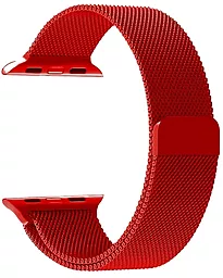 Ремешок Milanese Loop для Apple Watch 42mm/44mm/45mm/49mm Rose Red