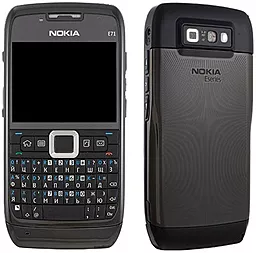 Корпус для Nokia E71 з клавіатурою Black