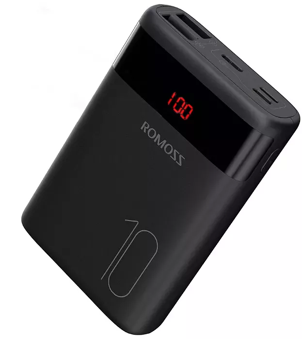 Повербанк Romoss Ares 10 10000mAh Black - фото 3