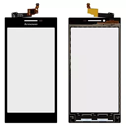 Сенсор (тачскрин) Lenovo P70 (original) Black - фото Сенсор (тачскрин) Lenovo P70 (original) Black