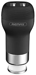 Автомобильное зарядное устройство Remax RCC207 2.4a 2xUSB-A ports car charger Black (RCC207) - фото Автомобильное зарядное устройство Remax RCC207 2.4a 2xUSB-A ports car charger Black (RCC207)