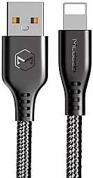 Кабель McDodo Warrior Series USB-A - Lightning 12w 2.4a 1.2м cable Black (CA-5150) - фото Кабель McDodo Warrior Series USB-A - Lightning 12w 2.4a 1.2м cable Black (CA-5150)