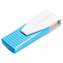 Флешка Verbatim USB 2.0 Store'n'go SWIVEL 8Gb (49812) Blue - фото Флешка Verbatim USB 2.0 Store'n'go SWIVEL 8Gb (49812) Blue