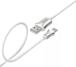 Кабель Hoco U67 Soft Silicone USB-A - Type-C 12w 2.4a 1.2м cable White - миниатюра 4 Кабель Hoco U67 Soft Silicone USB-A - Type-C 12w 2.4a 1.2м cable White - миниатюра 4