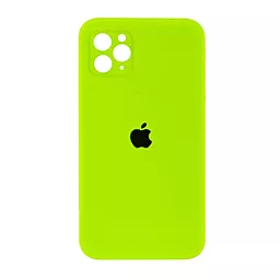 Чохол Silicone Case Full Camera Square для Apple IPhone 11 Pro Green