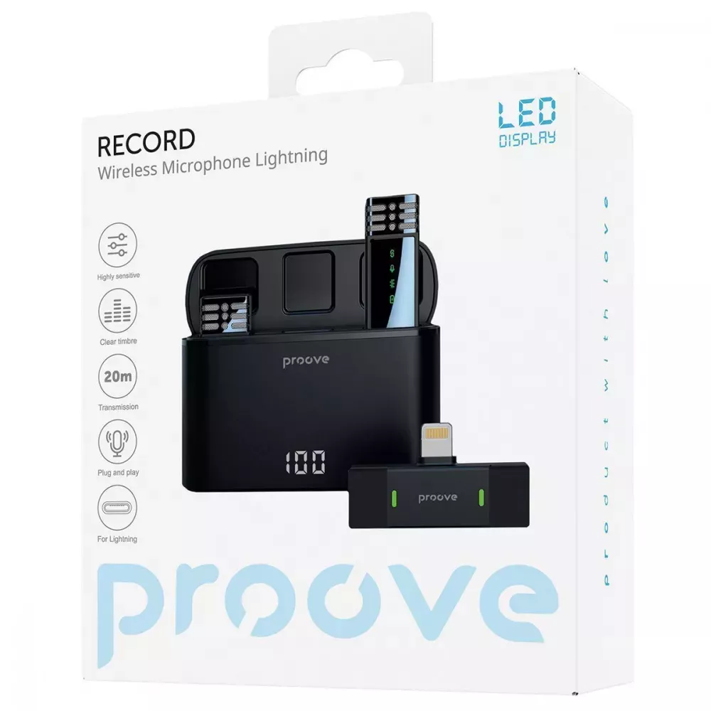 Микрофон Proove Record Lightning  Black (PMRC00010102) - фото 4