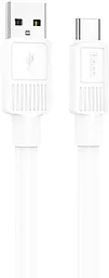 Кабель Hoco X84 Solid USB-A - Type-C 15w 3a 1м cable White - фото Кабель Hoco X84 Solid USB-A - Type-C 15w 3a 1м cable White