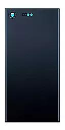 Задняя крышка корпуса Sony Xperia XZ Premium G8141 / Xperia XZ Premium Dual G8142 со стеклом камеры Black