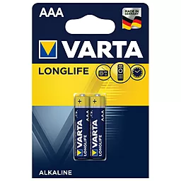 Батарейка Varta (LR03) AAA Longlife 2шт