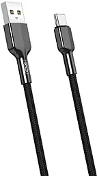 Кабель USB XO NB182 2.4A USB Type-C Cable Black