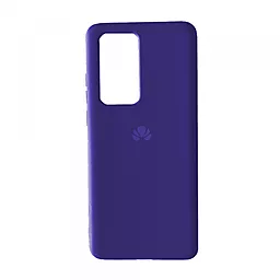 Чехол Epik Silicone Case Full для Huawei P40 Pro Purple