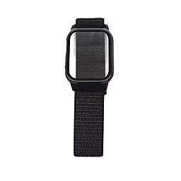 Ремешок Apple Watch Nylon with protective case 42/44/45/49mm Black