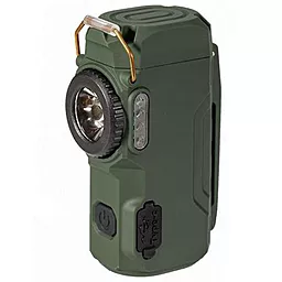 Фонарь-зажигалка аккумуляторный Bailong Police D50-COB Green - фото Фонарь-зажигалка аккумуляторный Bailong Police D50-COB Green