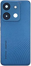 Задняя крышка корпуса Infinix Smart 7 Original Peacock Blue - фото Задняя крышка корпуса Infinix Smart 7 Original Peacock Blue