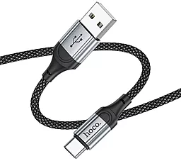 Кабель Hoco X102 Fresh USB-A - Type-C 15w 3a 1м cable Black - мініатюра 3 Кабель Hoco X102 Fresh USB-A - Type-C 15w 3a 1м cable Black - мініатюра 3