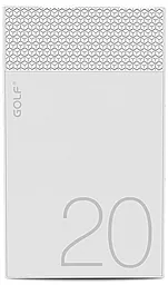Повербанк GOLF Hive20 20000mah White/Grey