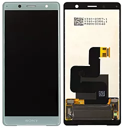 Дисплей Sony Xperia XZ2 Compact (H8314, H8324, SO-05K) с тачскрином, Green - фото Дисплей Sony Xperia XZ2 Compact (H8314, H8324, SO-05K) с тачскрином, Green