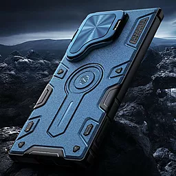Чехол Nillkin Camshield Armor Prop для Samsung Galaxy S24 Ultra Blue - миниатюра 5