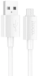 Кабель Hoco X107 Favor USB-A - micro USB 12w 2.4a 1м cable White