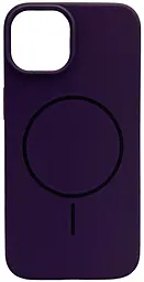 Чохол Silicone Case Full Fine Ring MagSafe для Apple iPhone 13 Dark Purple - фото Чохол Silicone Case Full Fine Ring MagSafe для Apple iPhone 13 Dark Purple