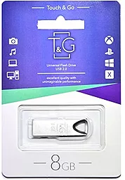 Флешка T&G 8GB 117 Metal Series USB 2.0 (TG117SL-8G) Silver - фото Флешка T&G 8GB 117 Metal Series USB 2.0 (TG117SL-8G) Silver