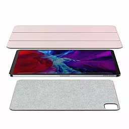 Чехол для планшета Baseus Simplism Magnetic Leather Case для Apple iPad Pro 12.9" 2018, 2020, 2021  Pink (LTAPIPD-FSM04) - миниатюра 5