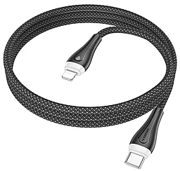 USB PD Кабель Borofone BX100 Advantage 27w 3a USB Type-C - Lightning cable black - мініатюра 3