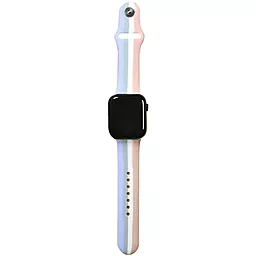 Сменный ремешок для умных часов Rainbow для Apple watch 42mm / 44mm Сиреневый / Розовый