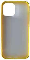 Чохол 1TOUCH Gingle Matte для Apple iPhone 12 Pro Max Yellow/Red