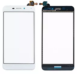 Сенсор (тачскрин) Huawei Honor 6C Pro, Honor V9 Play (JMM-L22, Тип 2) White - фото Сенсор (тачскрин) Huawei Honor 6C Pro, Honor V9 Play (JMM-L22, Тип 2) White
