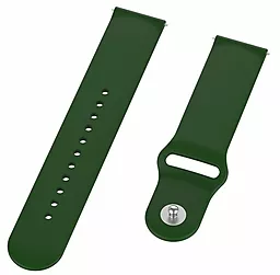 Сменный ремешок для умных часов Xiaomi Amazfit Bip/Bip Lite/Bip S Lite/GTR 42mm/GTS/TicWatch S2/TicWatch E (706207) Green