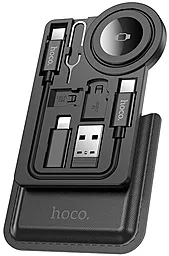 Бездротова док-станція Hoco CW58 0.5a wireless charger black - фото Бездротова док-станція Hoco CW58 0.5a wireless charger black